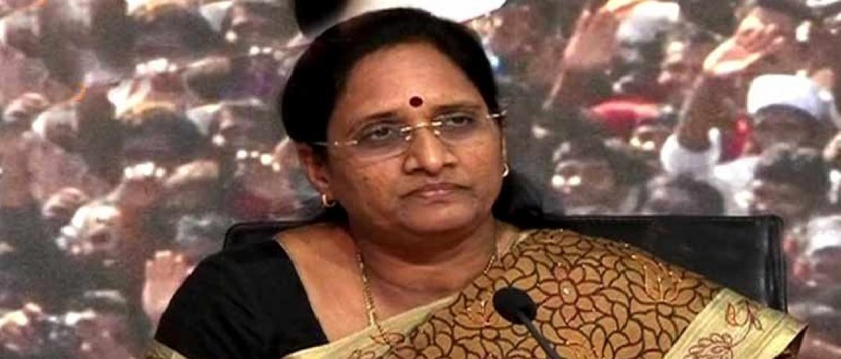 Vasireddy Padma slams TDP leaders for their false propaganda